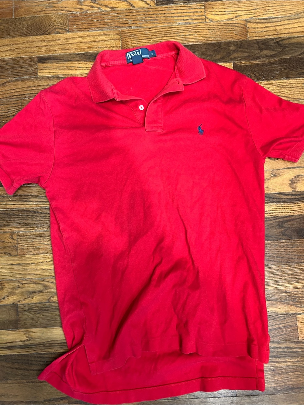 Polo by Ralph Lauren Bright Red Short-Sleeve Polo with Navy Pony